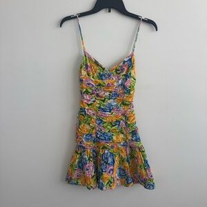 Zara Colorful Floral Dress